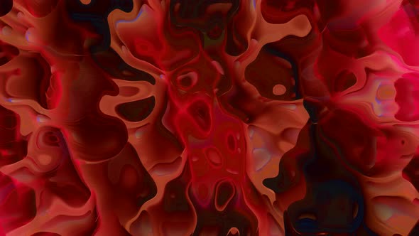 Abstract background liquid effect, Background black red holographic marble liquid