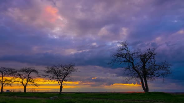 Dramatic Sunset Sky