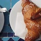 Coffee and Croissant Aerial View - VideoHive Item for Sale
