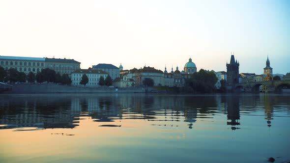 River Vltava in Morning