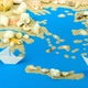 Paper Boats off the Coast of Greece - VideoHive Item for Sale