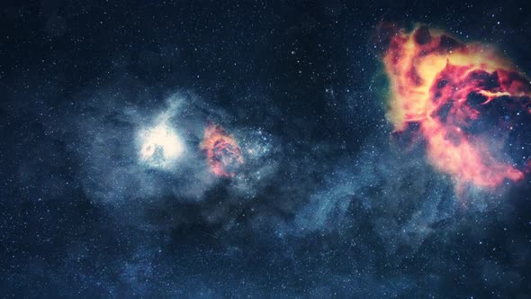 Abstract Space Stars background