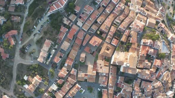 Drone Flight From Bay of Cadaques To Mountain Road