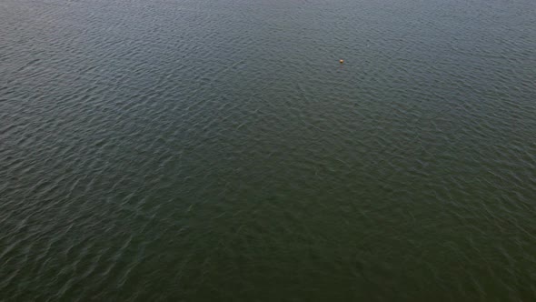 Aerial Reveal of The Holy Isle in Scotland A Secluded Island