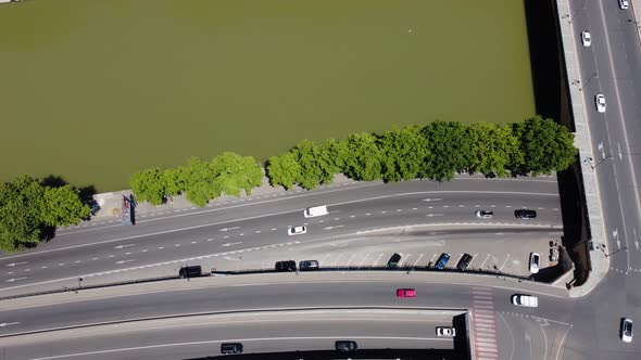 Riverside Traffic Aerial