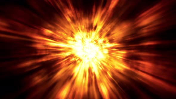 Abstract Flame Energy Burst Effect 4K 01