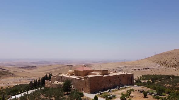 Aerial View of Mor Hananyo Monastery