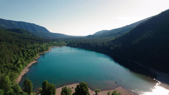 Rattlesnake Ledge Hiking Destination And Alpine Lake In Washington State