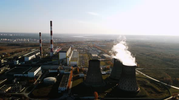 Thermal Power Plant in Operation