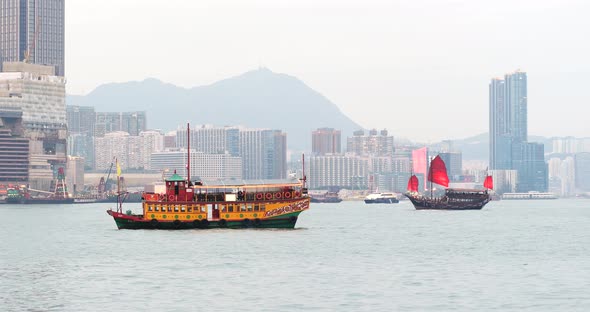 Victoria harbor, Hong Kong