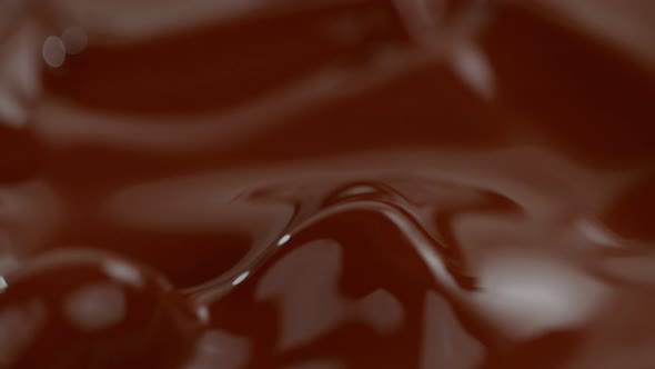 Super Slow Motion Chocolate Splash