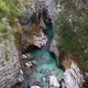 Aerial view on the Mountain River Soca in the Triglav National Park at the Slovenia - VideoHive Item for Sale