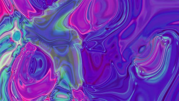 liquid rainbow effect. Acid marbling holographic mixture.  Vd 781