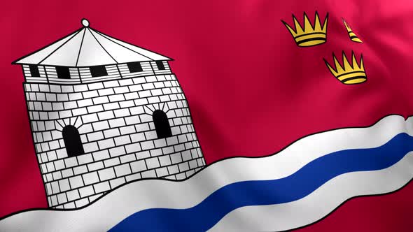 Kingston City Flag (Canada) - 4K