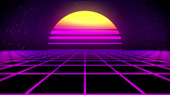 Retro 80's Background