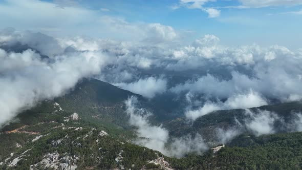 Background Clouds Texture aerial view 4 K