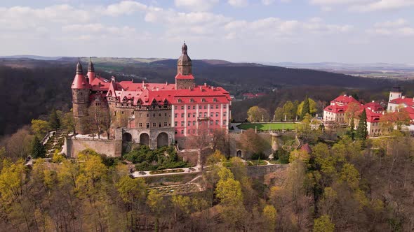 Ksiaz Castle in Poland Lower Silesia