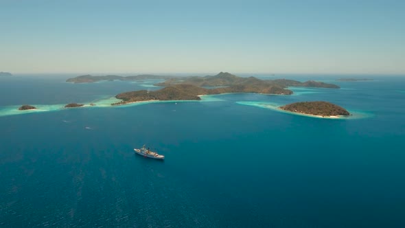 Seascape with Lagoons and Islands