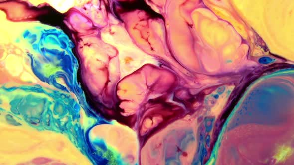 Psychedelic Galactic Paint Texture Background  alt