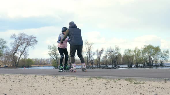 Roller Skating Outdoors