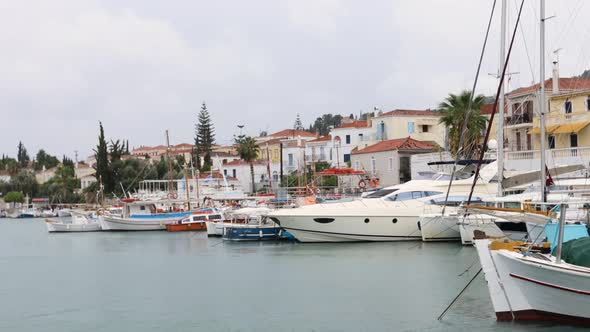 Inside the Port of Spetses