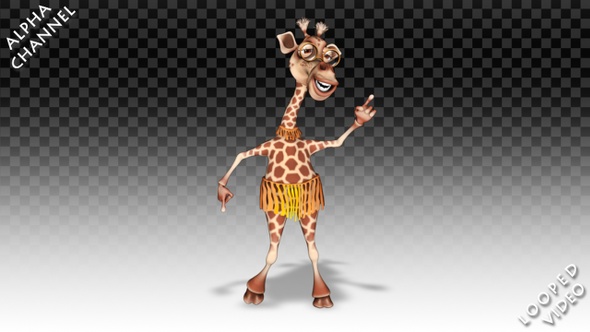Cartoon Giraffe - Ritm Dance alt