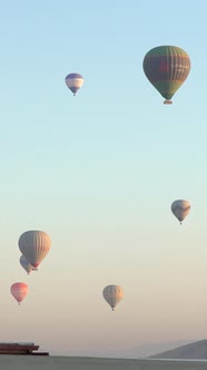 Balloons in Cappadocia Vertical Video