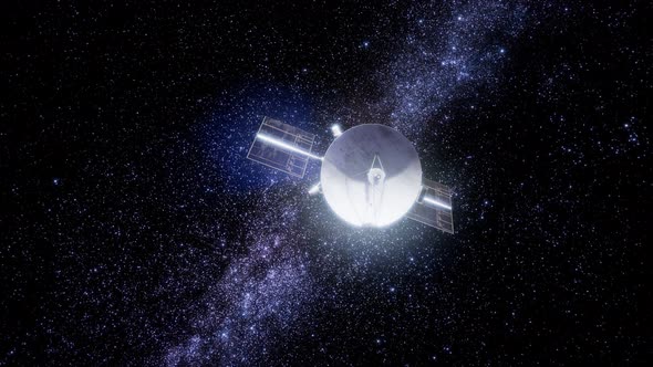 Magellan Spacecraft Approaching To Venus