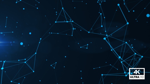 Plexus Background With Connected Lines Blue alt