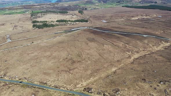 Flying Towards Maas By Glenties in County Donegal  Ireland