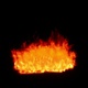 Burning flames from start to finish with ProRes Isolated by Alpha channel (transparent background) - VideoHive Item for Sale
