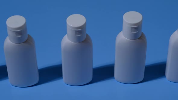 Plastic White Medical Jars