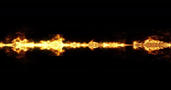 Abstract fire and flames visual effect. alt