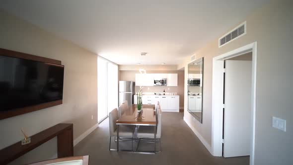 Living Room With Kitchen