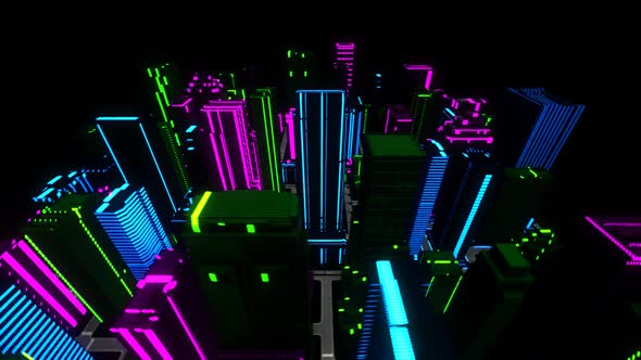 Neon City Vj Loop