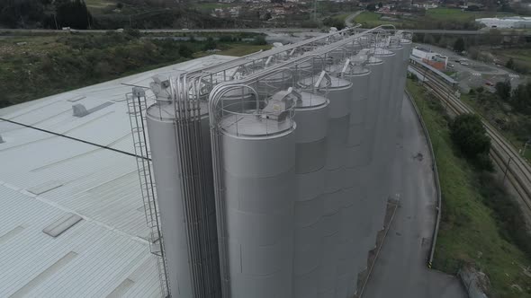 Huge Industrial Reservoir Towers