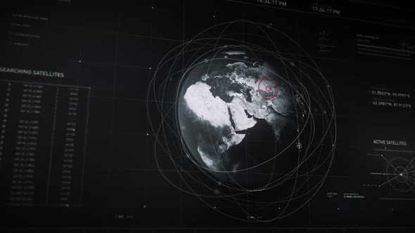 Searching for satellites. Footage from the cameras in Kazakhstan is broadcasted. alt