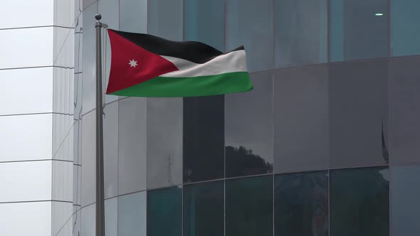 Jordan Flag Background 4K