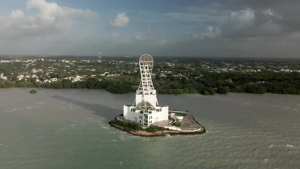 Fixed view of Chetumal in Quintana Roo