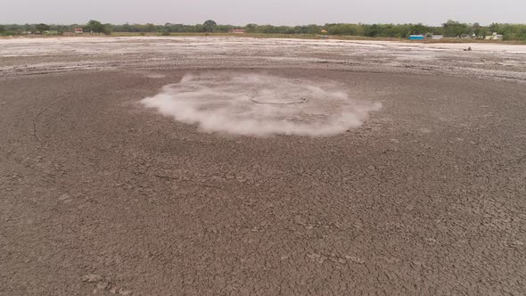 Mud Volcano Bledug Kuwu Indonesia