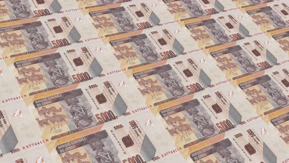 Democratic Republic Of Congo Money / 5000 Congolese Franc 4K