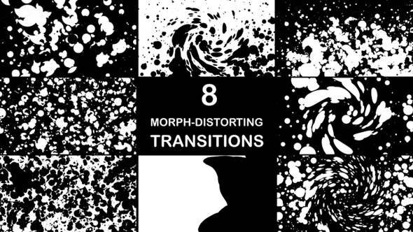 8 Black and white Transition Masks alt