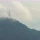 Fluffy fog cloud flowing on natural forest mountain from time lapse - VideoHive Item for Sale