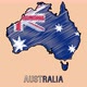 Australia Cartoon Map - VideoHive Item for Sale
