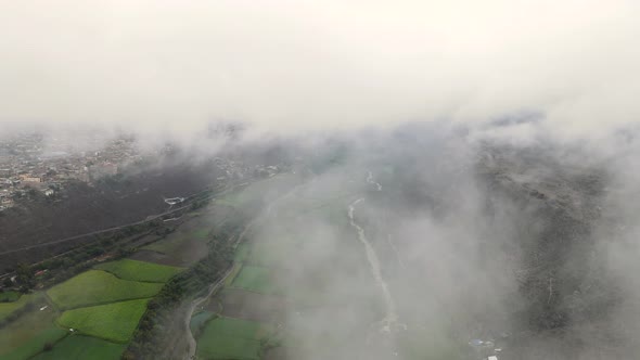 cloudy chili river, cayma arequipa, peru. 2
