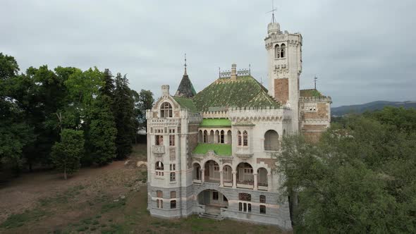 Abandoned Palace in Forest