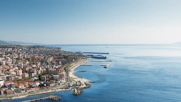 Aerial View of Villa San Giovanni