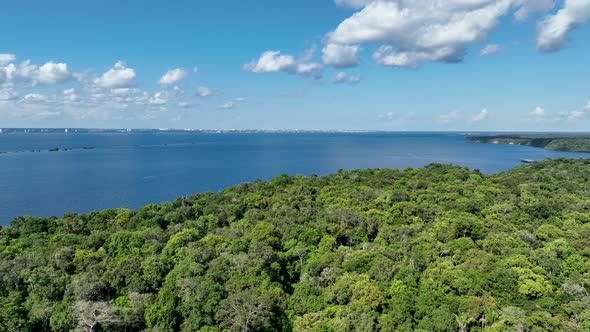 Stunning landscape of Amazon Forest at Amazonas State Brazil.