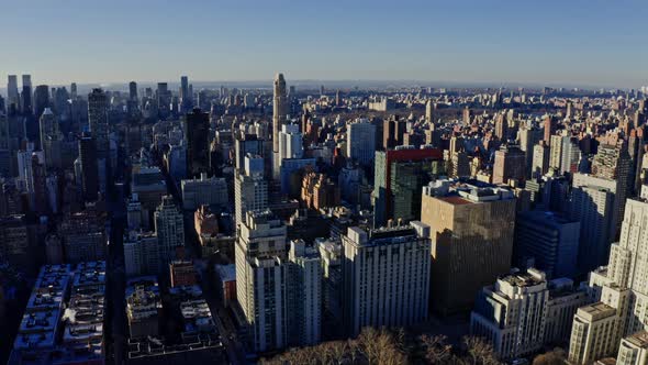 Skyscrapers and Buildings in Manhattan New York City Skyline