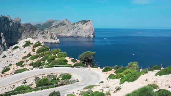 Cape Formentor, coast of Mallorca, Spain